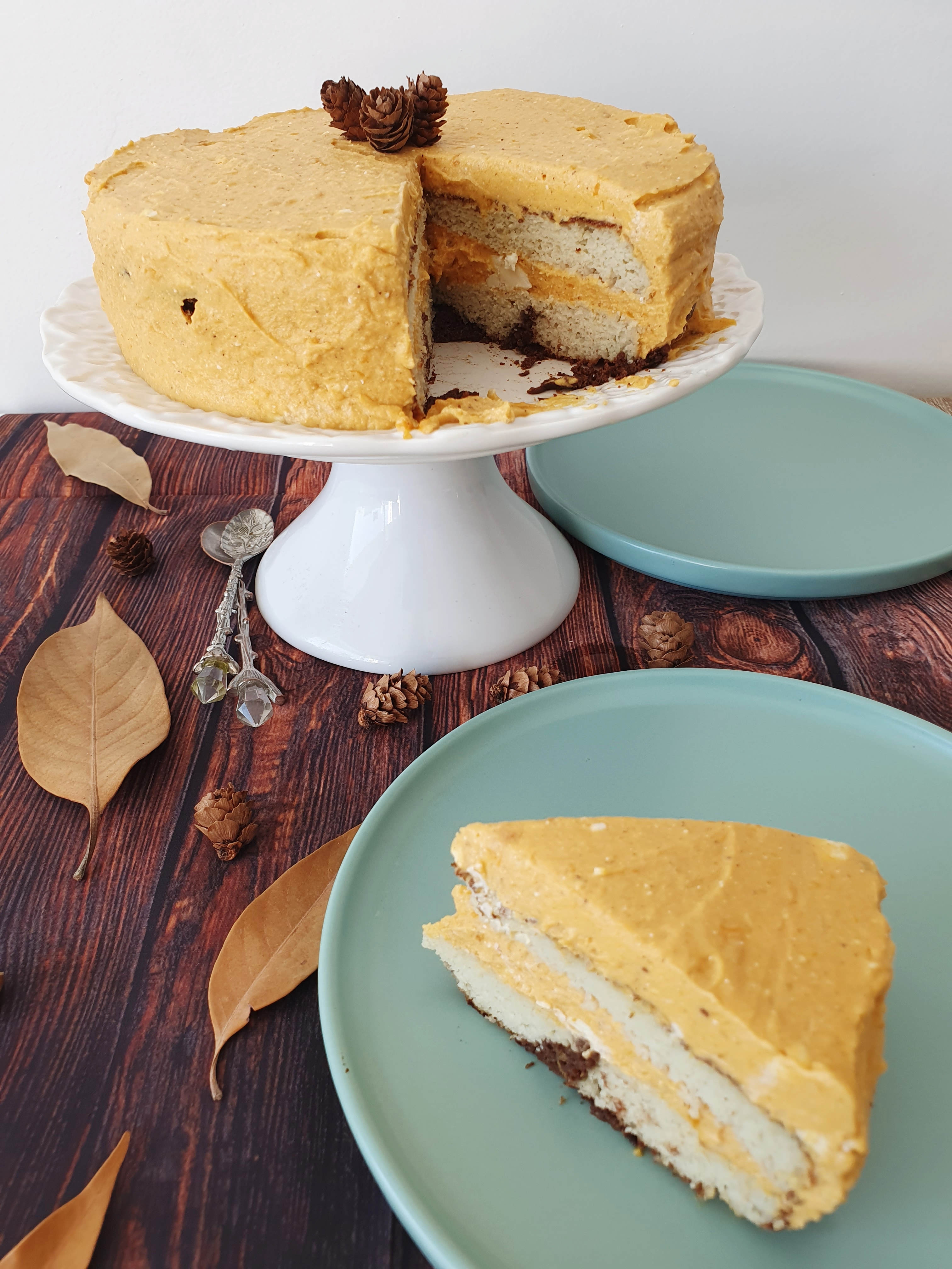 Торта с тиква и маскарпоне