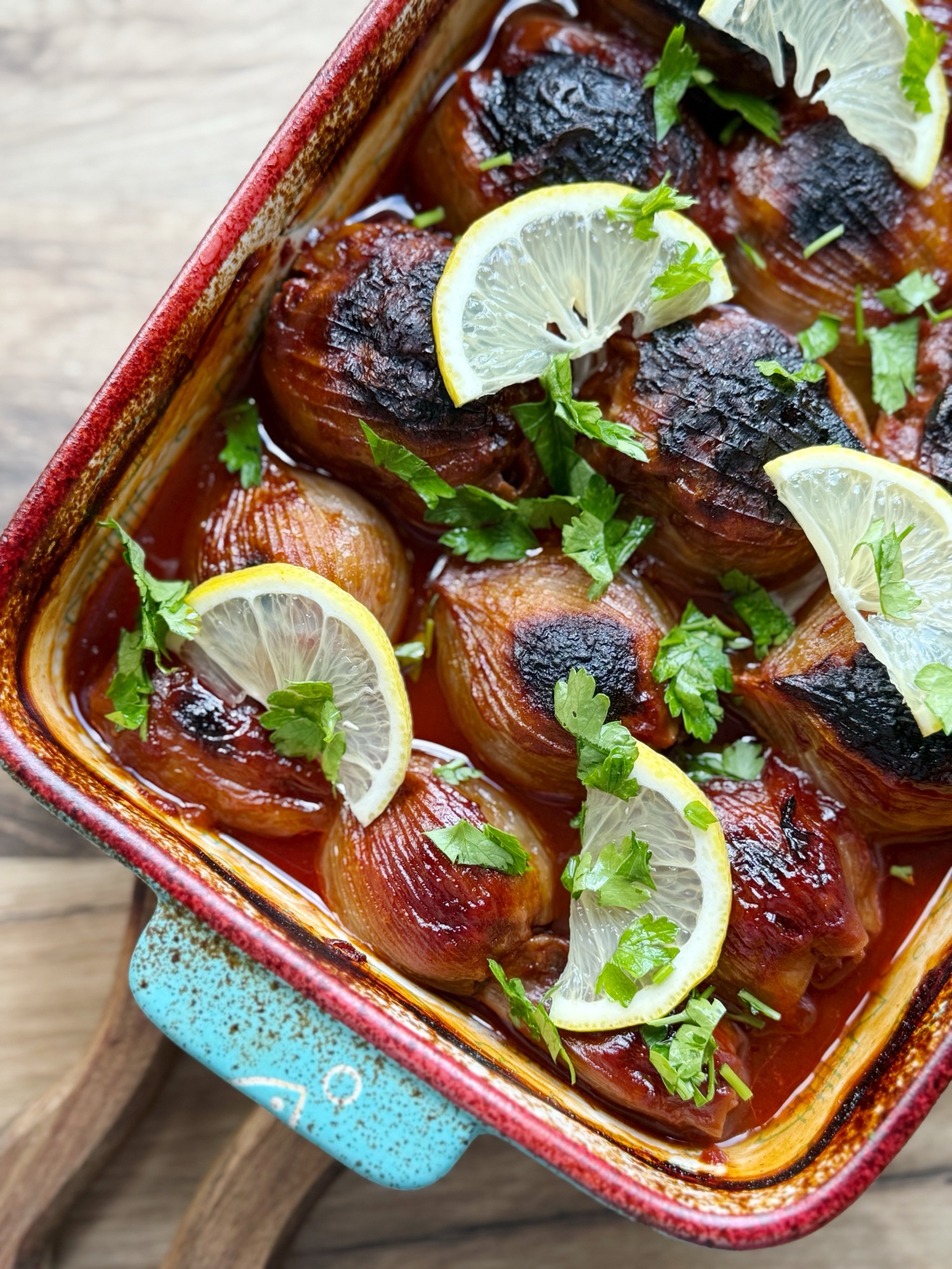 Долма соган или Пълнен лук